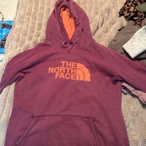 The North Face Purple and Orange Fleece